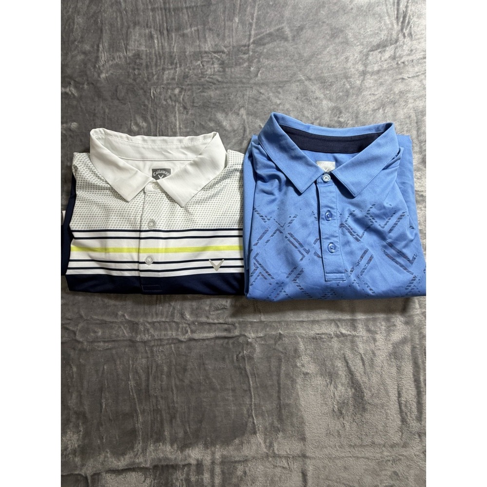Calloway Opti Dri Golf Polo Lot Of 2 XXL